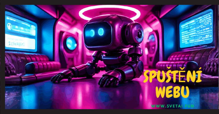 Náhledový obrázek - spuštění webu
